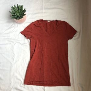 J Crew Orange t-shirt, size XS